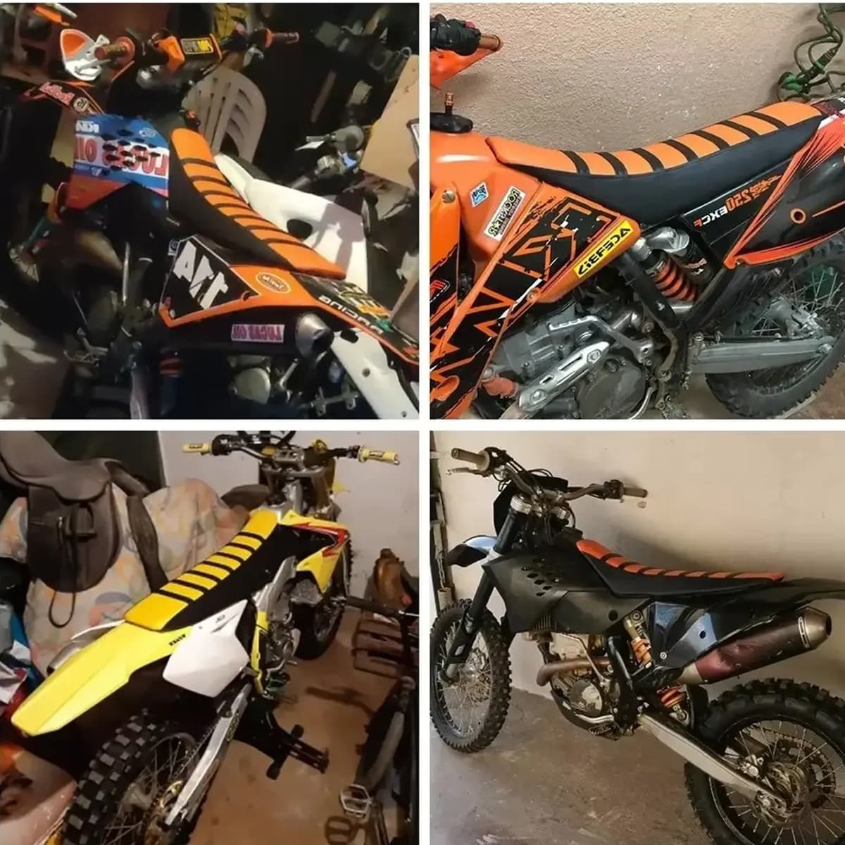 Funda de asiento motocross universal 3