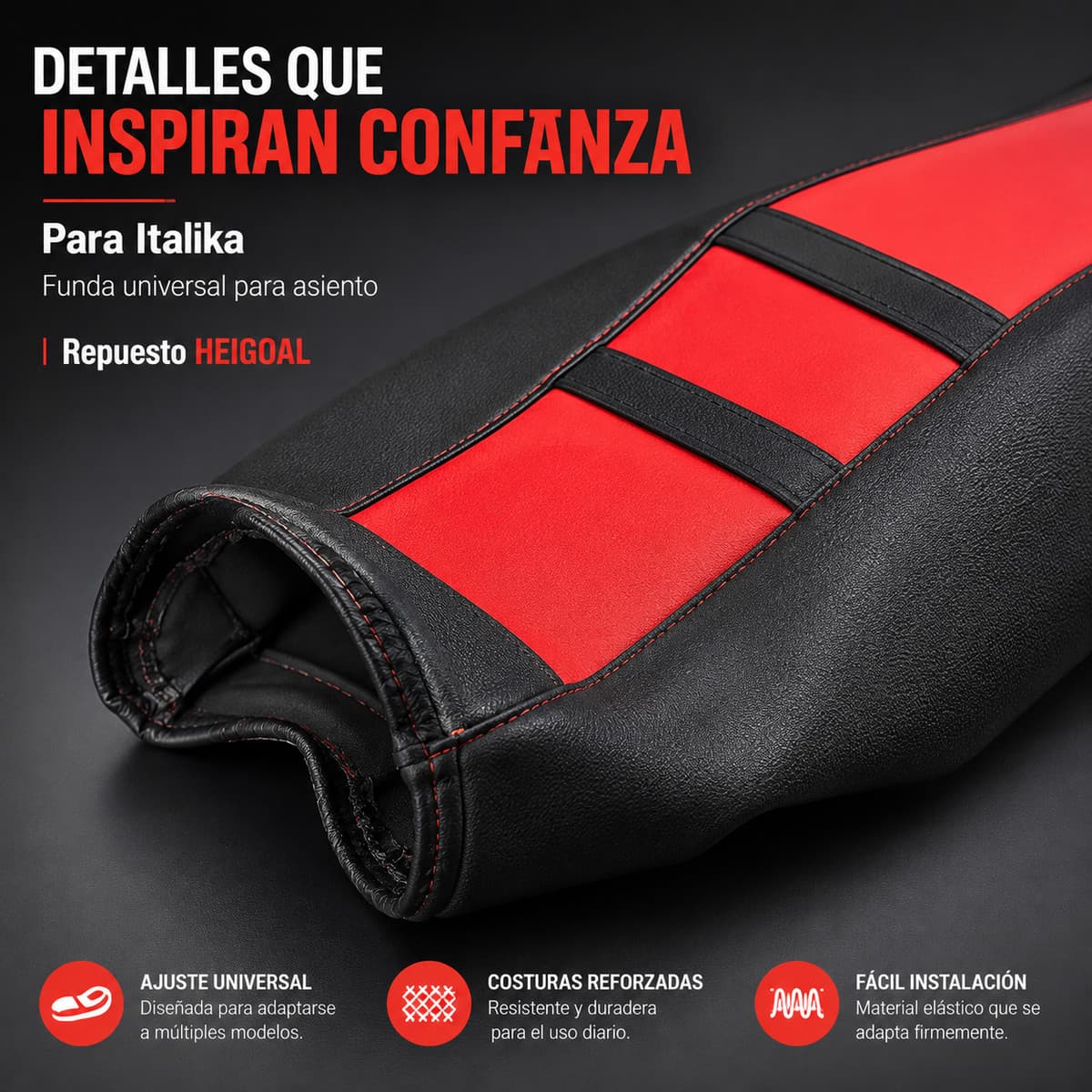 Funda de asiento motocross universal