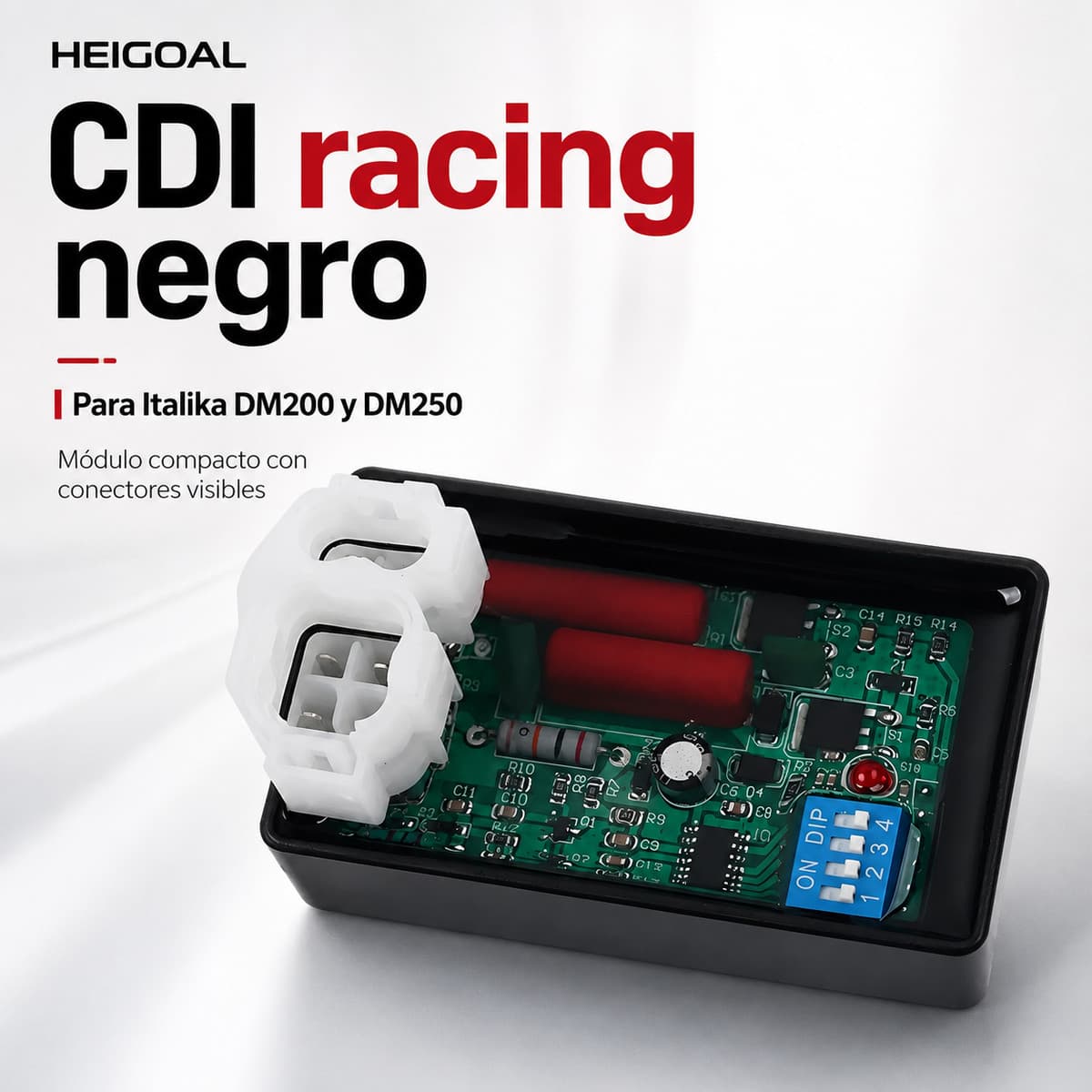 CDI racing negro para Italika DM200/DM250