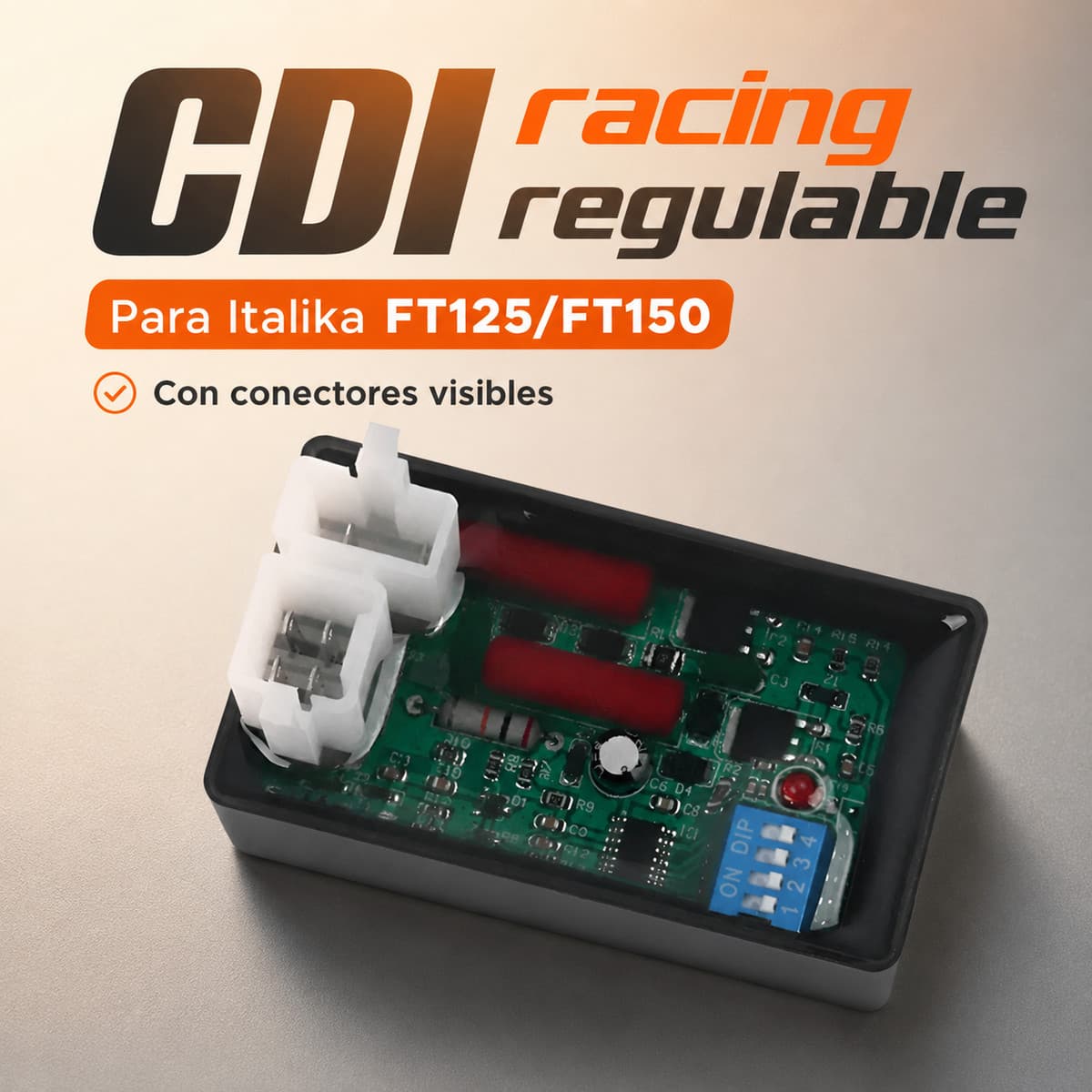 CDI racing regulable para Italika FT125/FT150