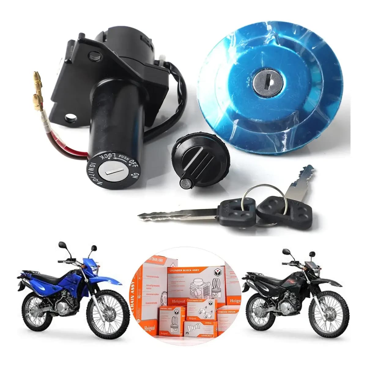 Kit de cerraduras para Yamaha YBR125/XTZ125