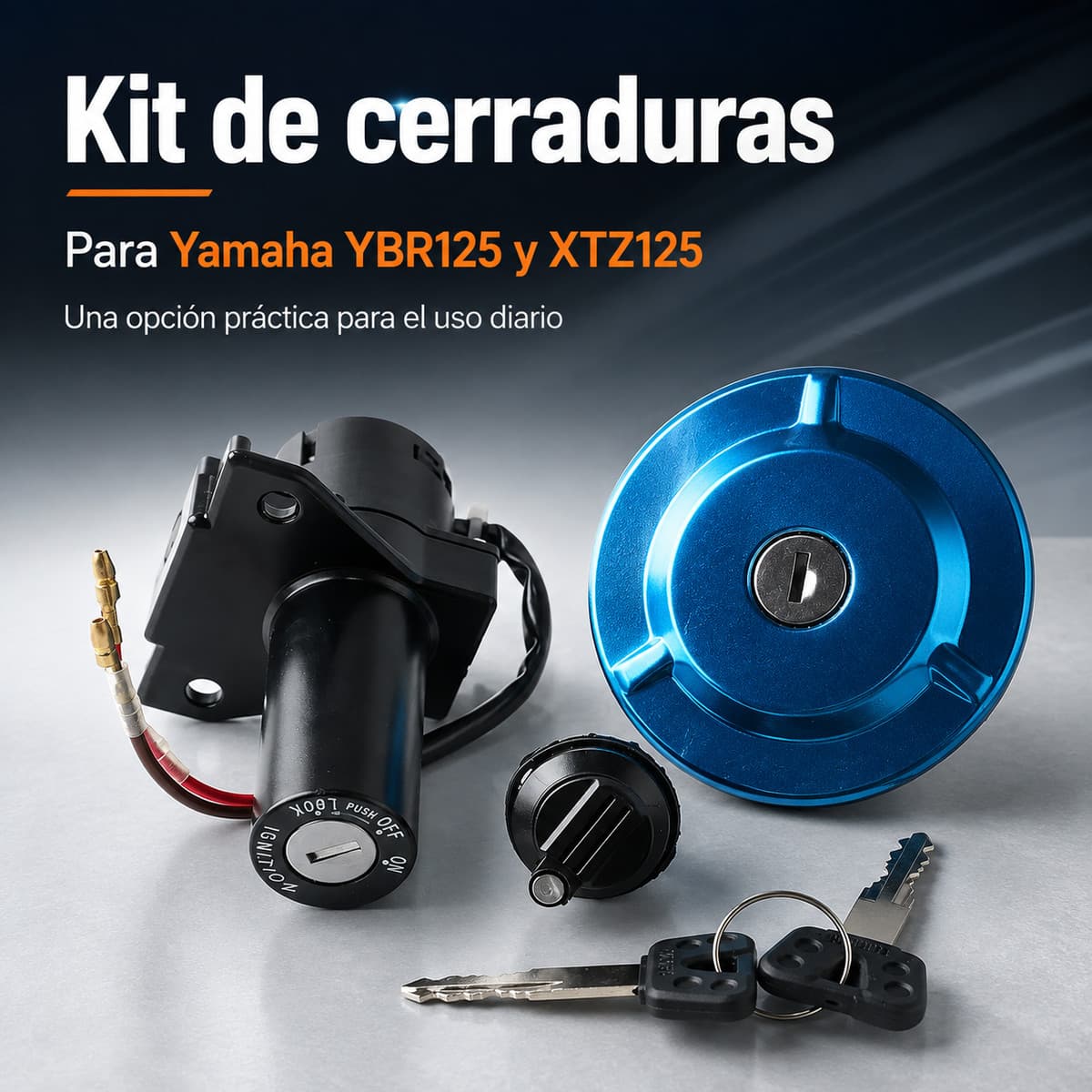 Kit de cerraduras para Yamaha YBR125/XTZ125