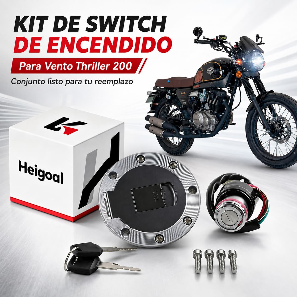 Kit de switch de encendido para Vento Thriller 200