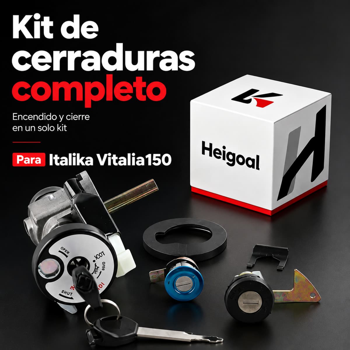Kit de cerraduras para Italika Vitalia150