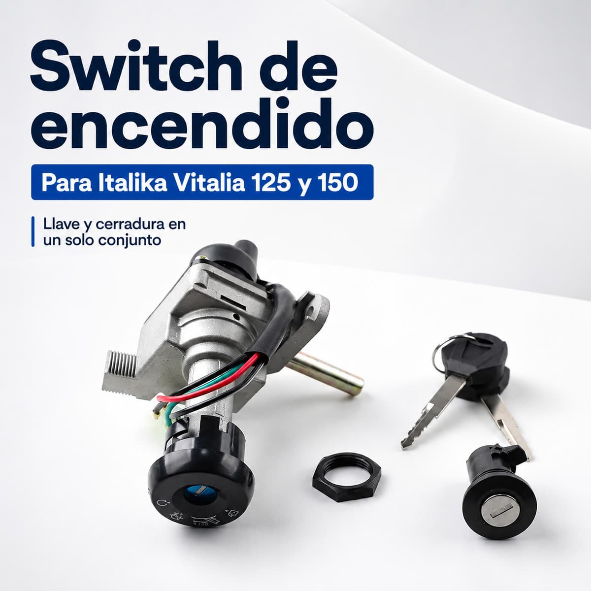 Switch de encendido para Italika Vitalia 125/150