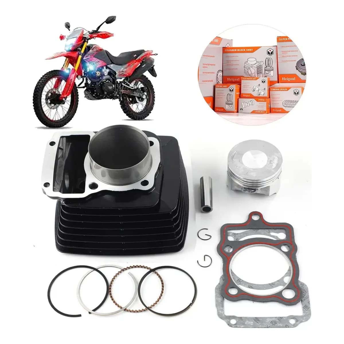 Kit de cilindro y piston para Veloci Xeverus 250 1