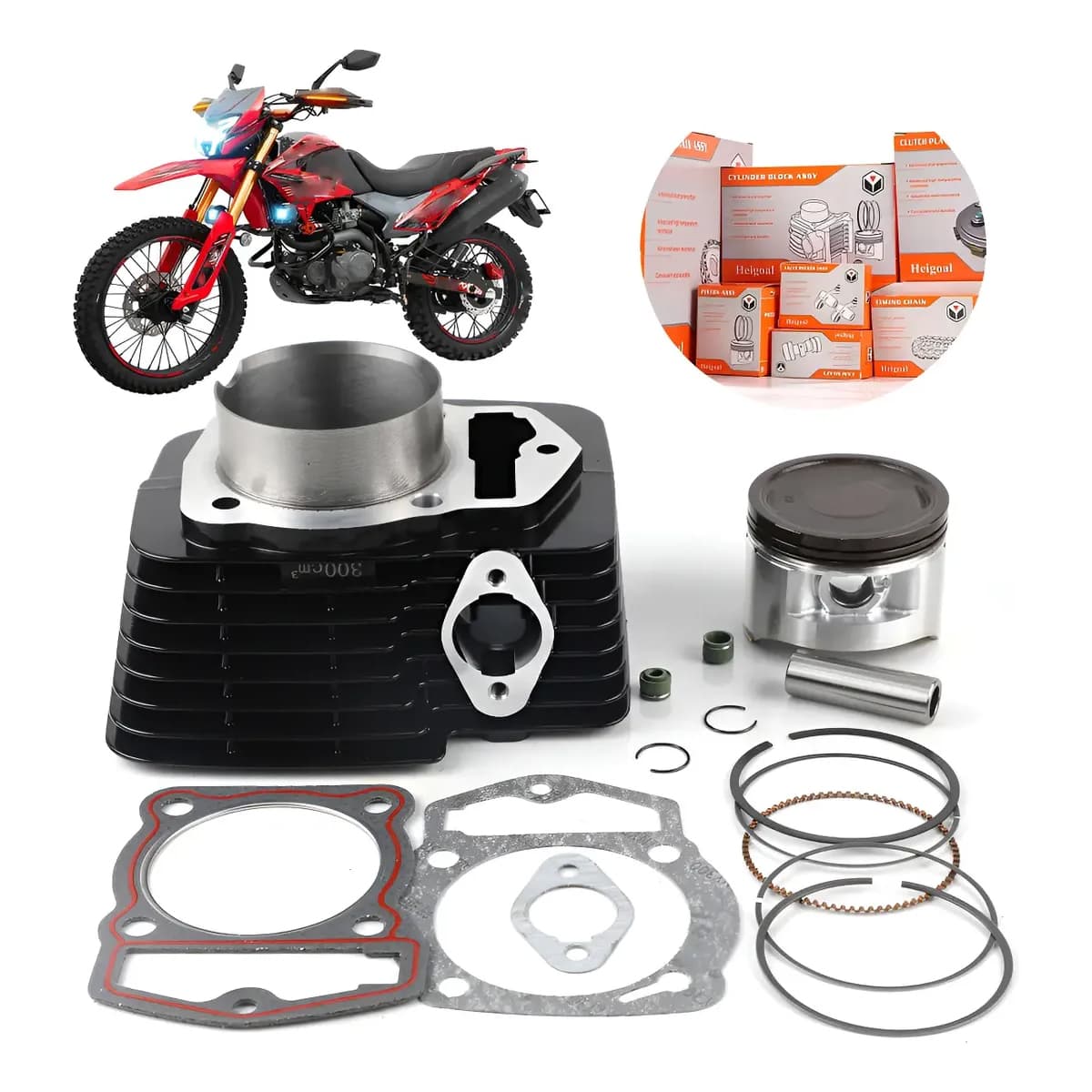Kit de cilindro y piston para Veloci Xeverus 300 1