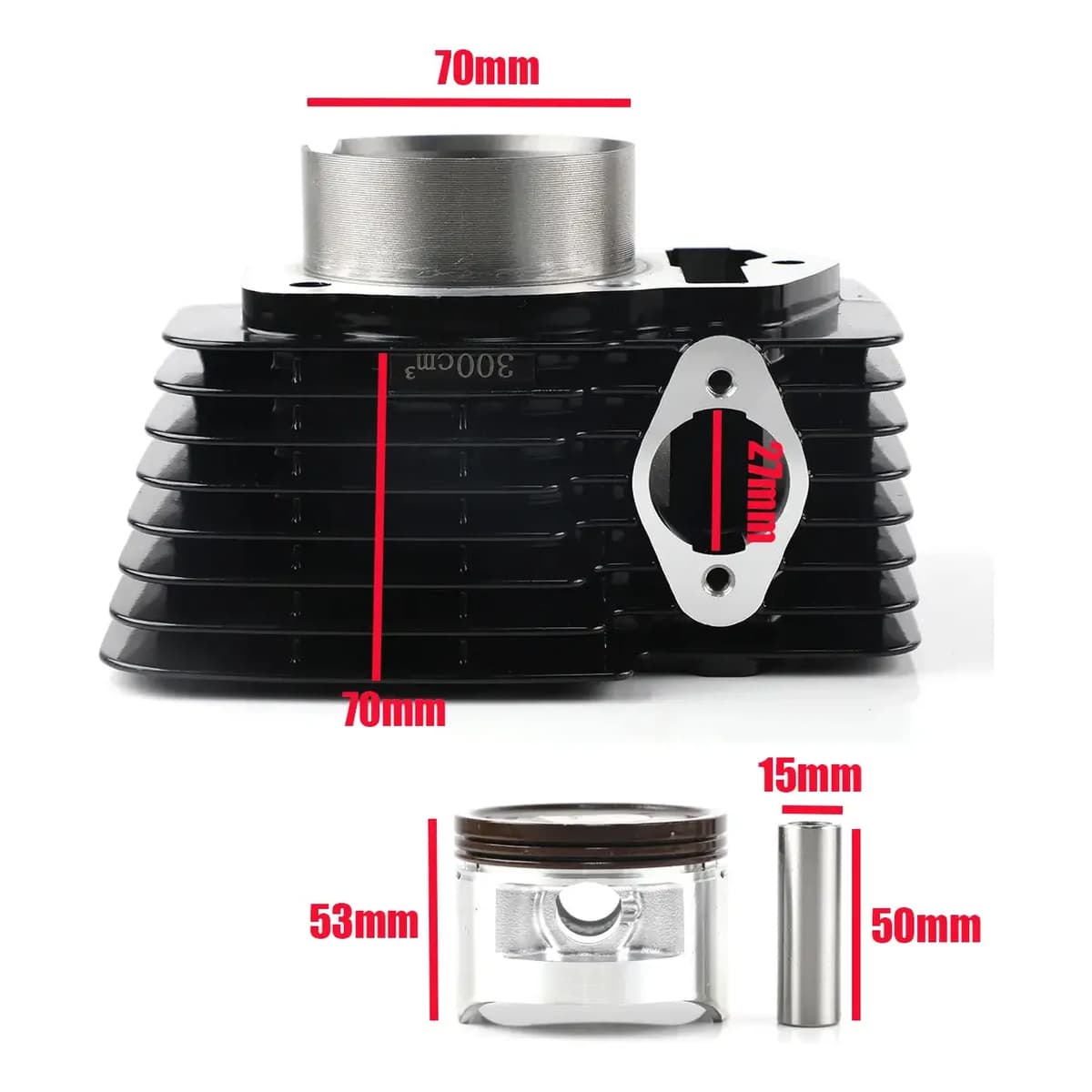 Kit de cilindro y piston para Veloci Xeverus 300 2
