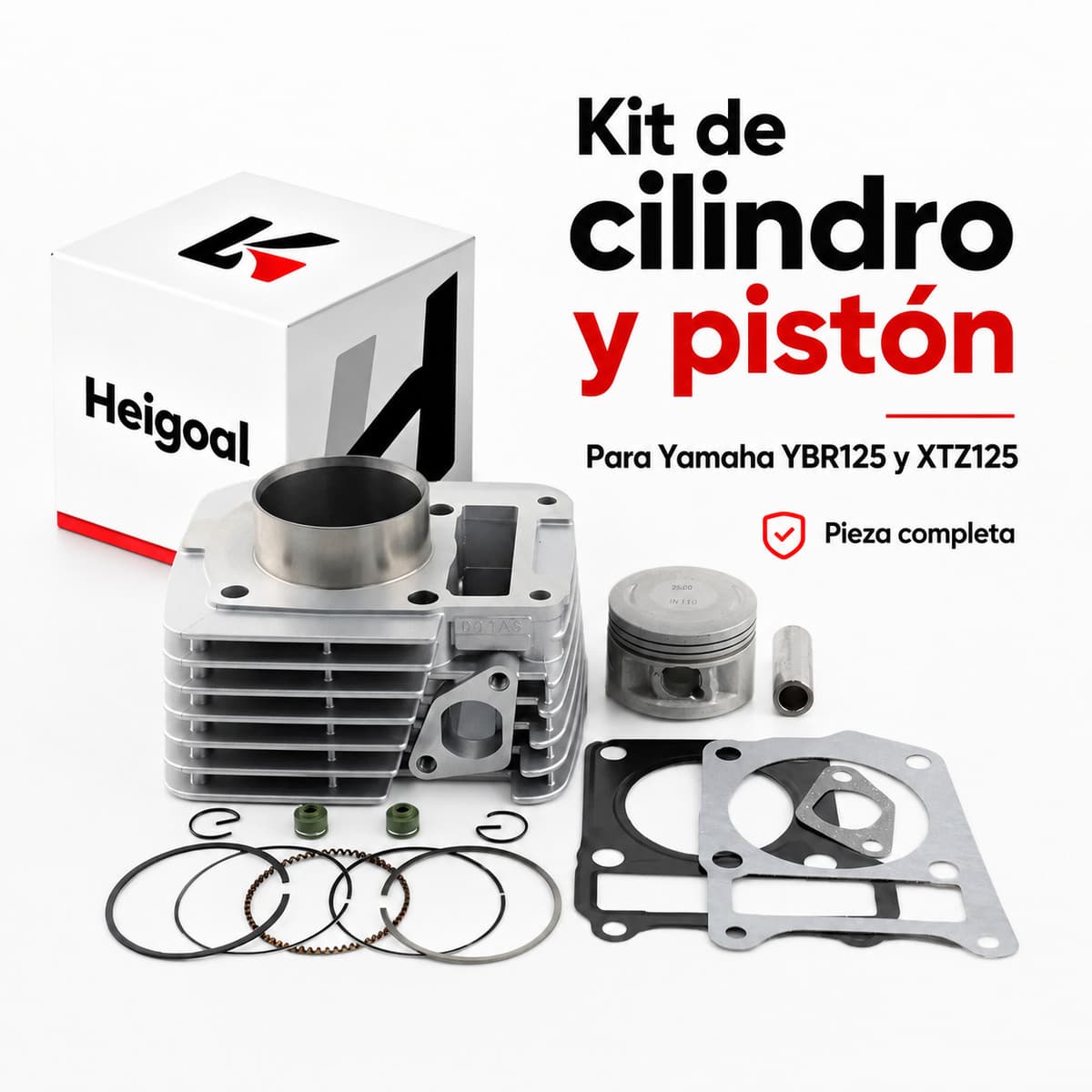 Kit de cilindro y piston para Yamaha YBR125/XTZ125