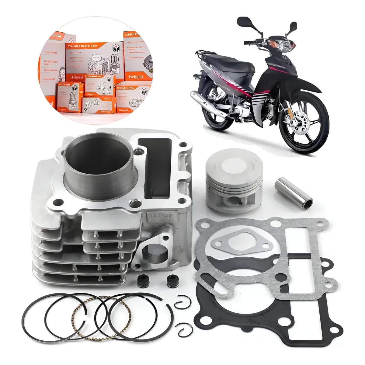 Kit Cilindro Yamaha Crypton 110 - T110 + Calidad + Envio G