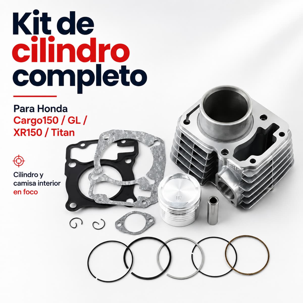 Kit de cilindro para Honda Cargo150/GL/XR150/Titan