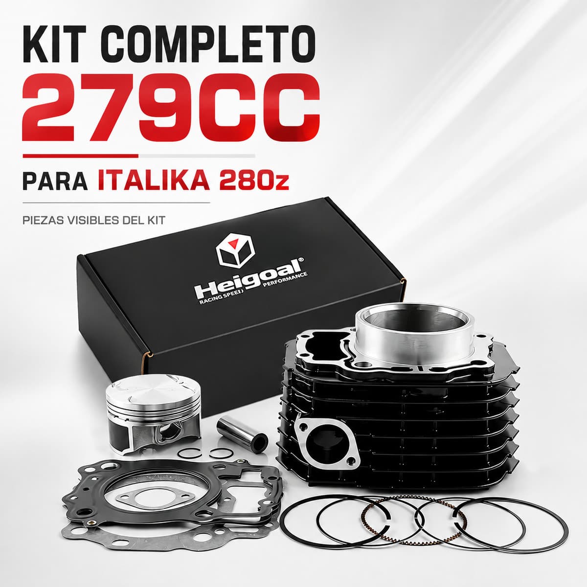 Kit De Cilindro Completo Para Italika 280z 279cc Heigoal