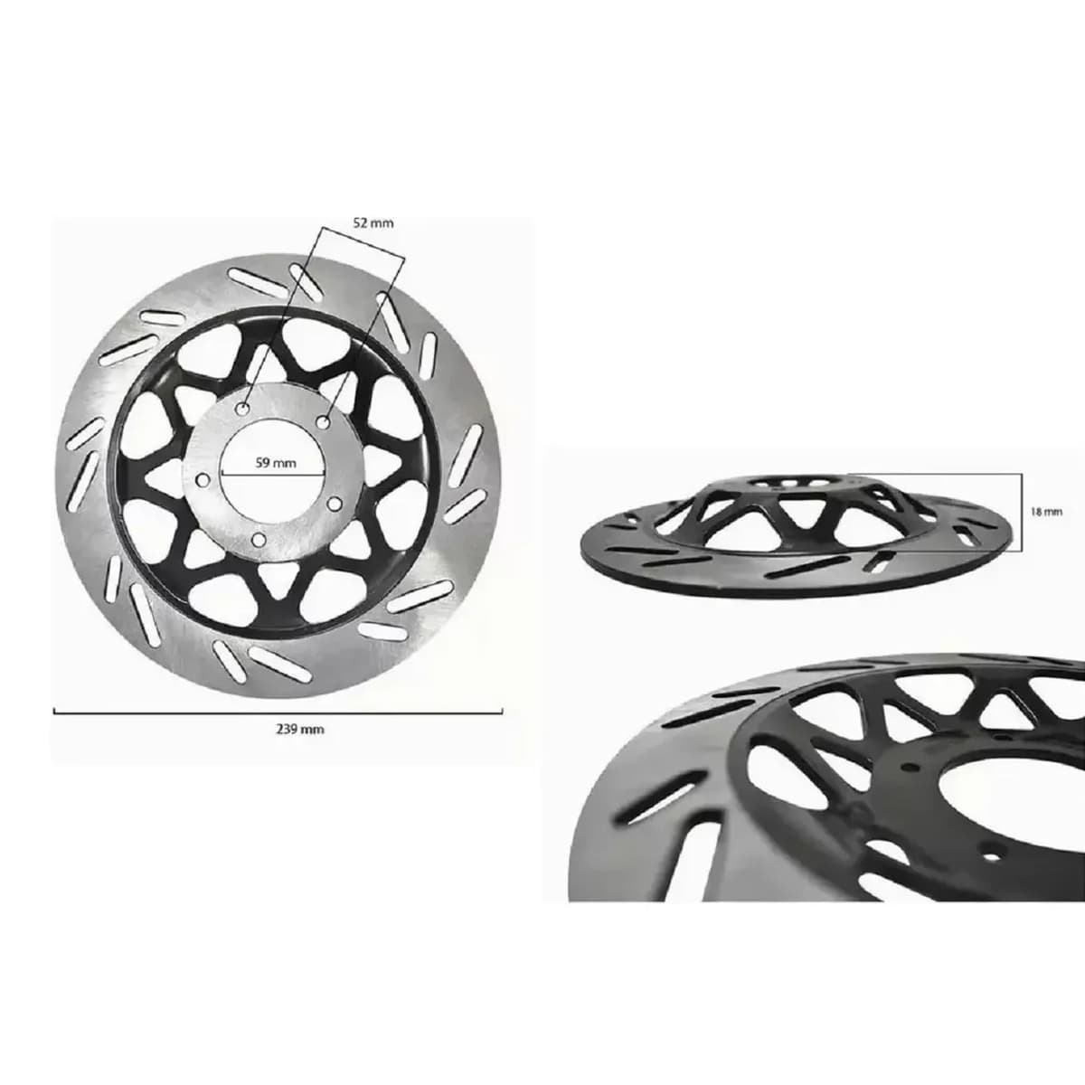 Disco De Freno Delantero Italika Dt 150 Sport Ft 150 Gt 125z 2