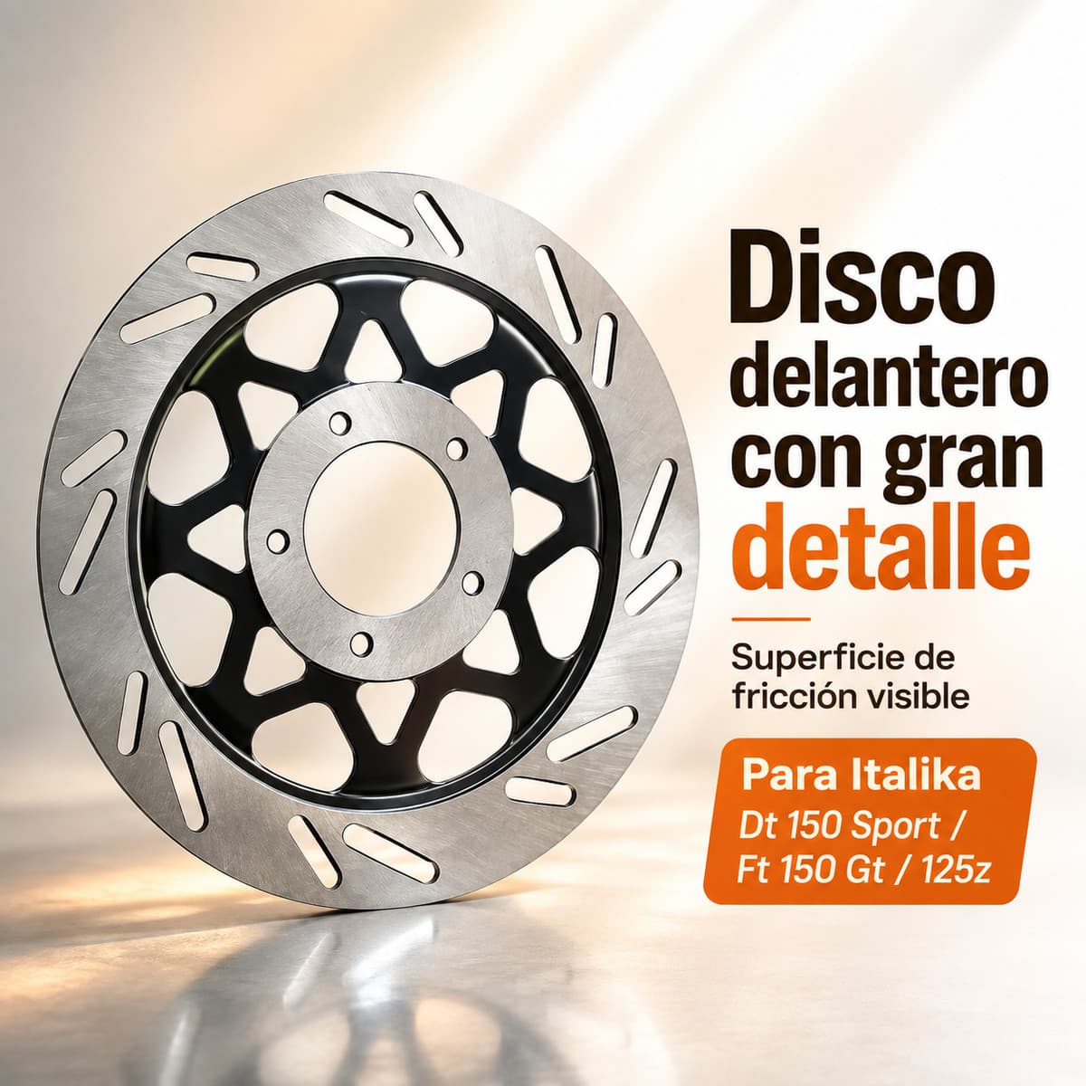 Disco De Freno Delantero Italika Dt 150 Sport Ft 150 Gt 125z