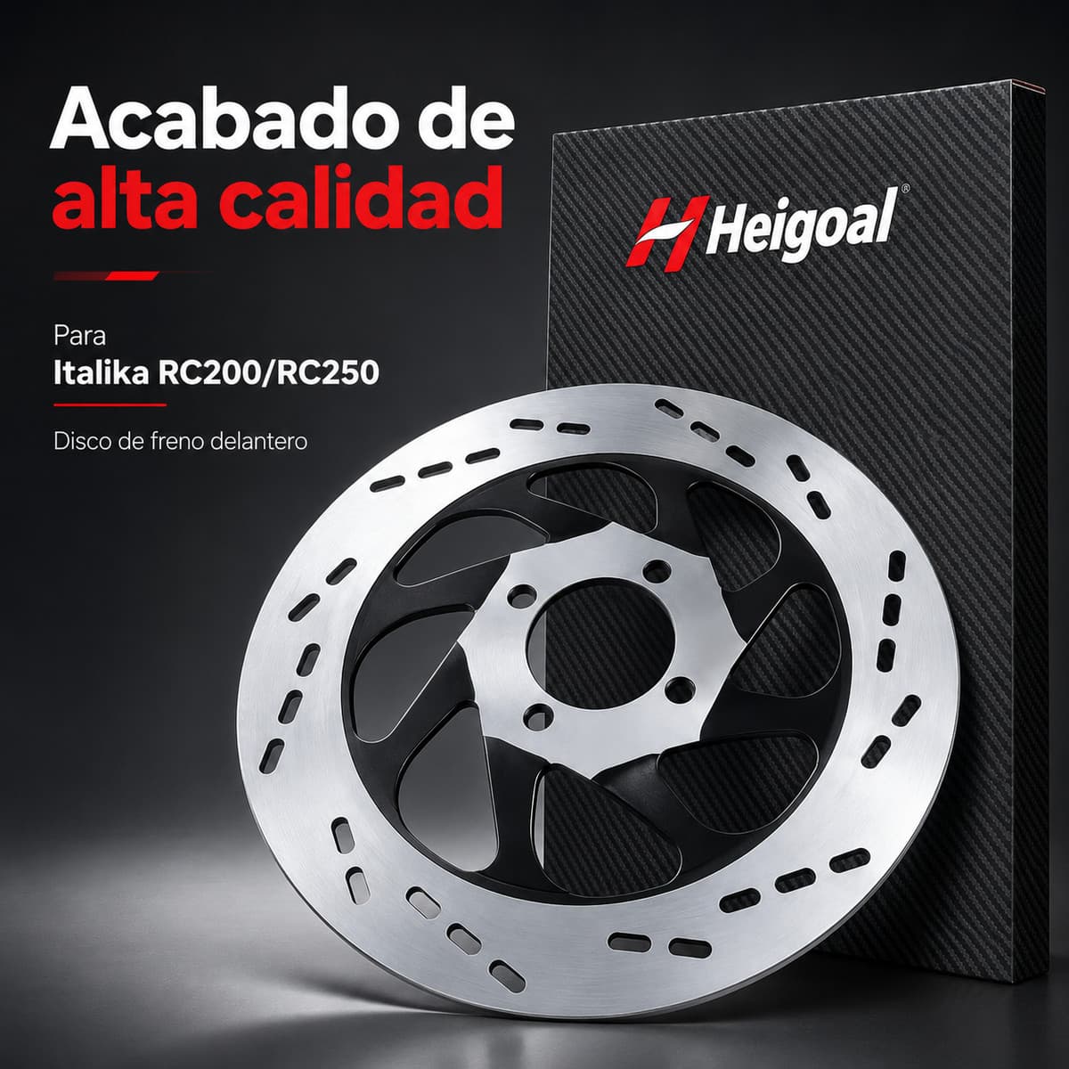 Disco De Freno Delantero Para Italika Rc200 250 Alta Calidad