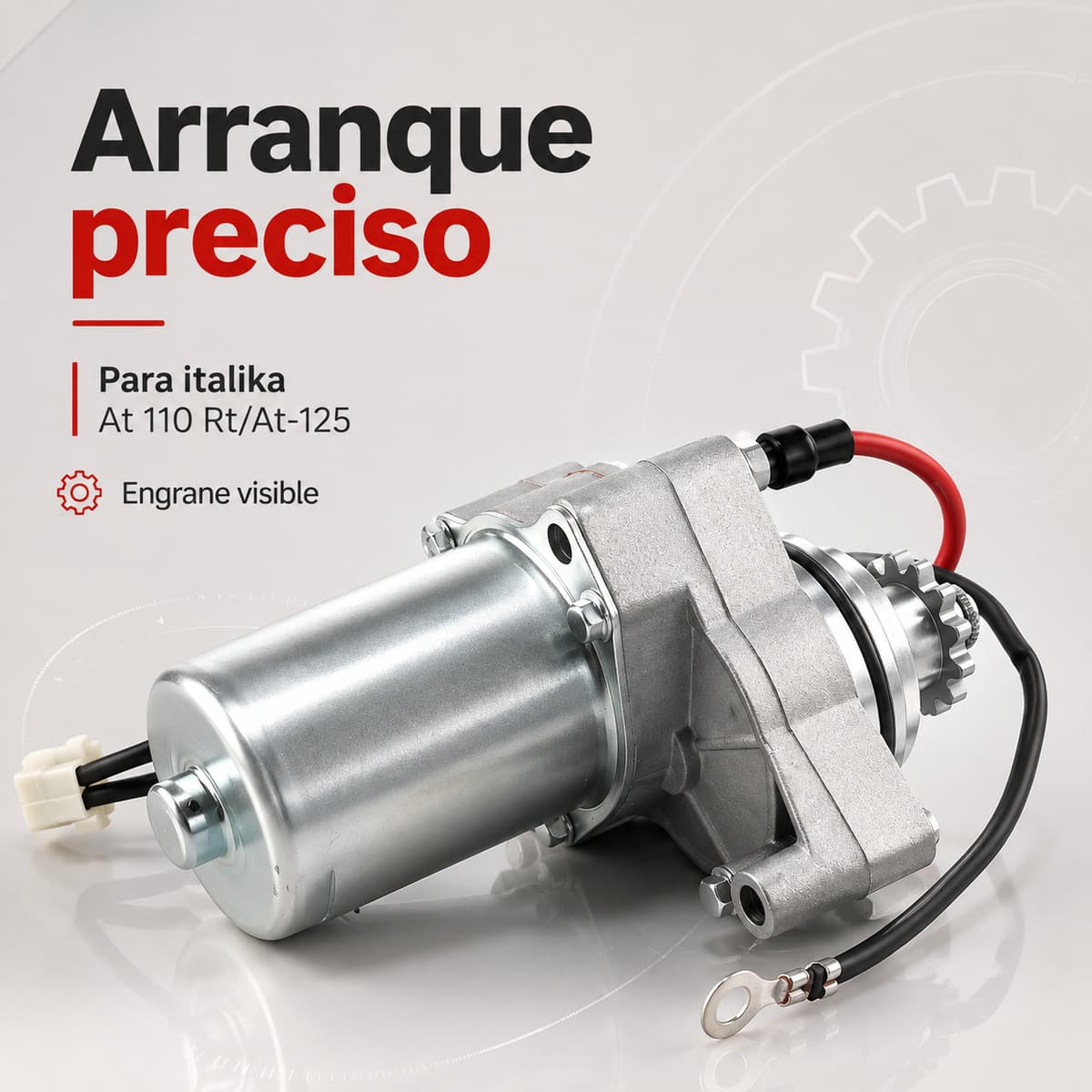 Marcha Motor De Arranque Para Italika At 110 Rt At-125