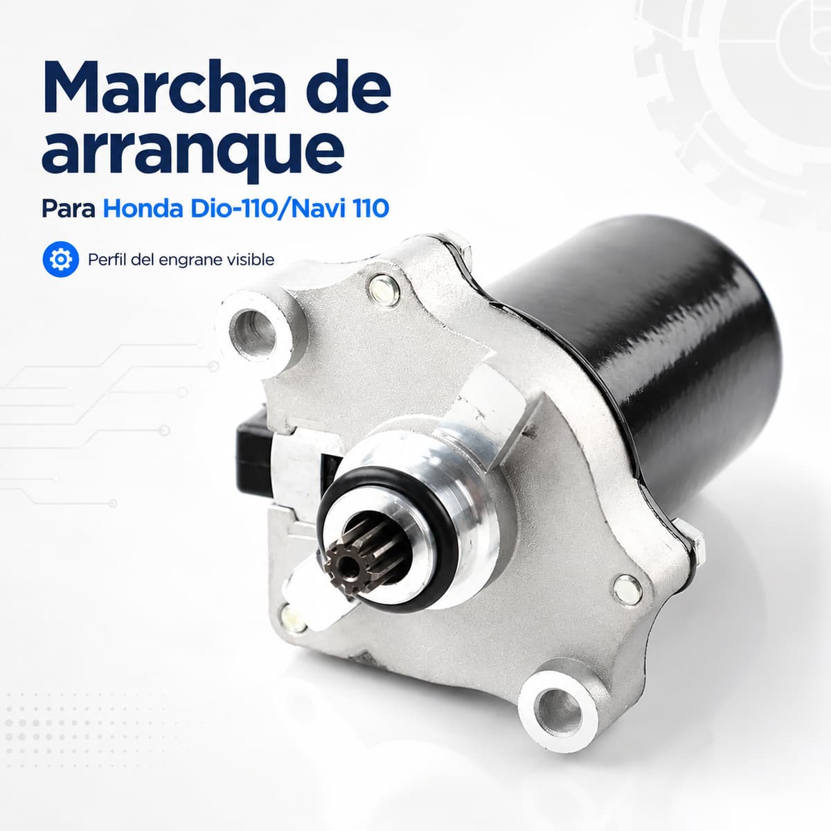 Marcha Motor De Arranque Para Honda Dio-110 Navi 110
