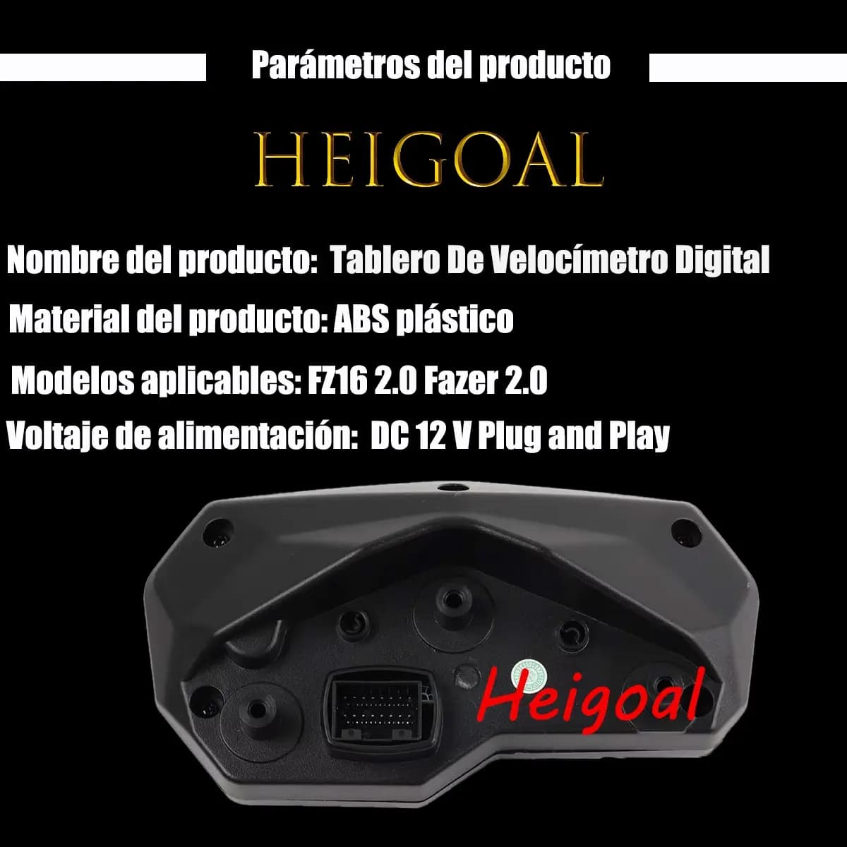 Tablero De Velocimetro Digital Para Yamaha Fz 2.0 Fazer 2.0 3