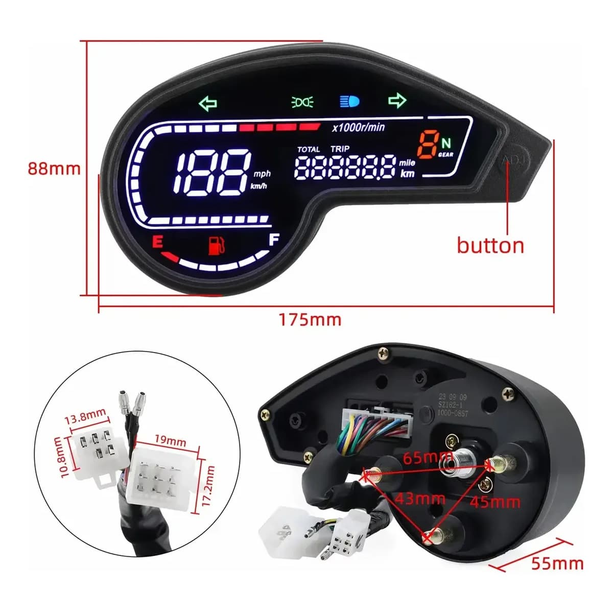 Tablero digital para Italika DM200/DM250 2