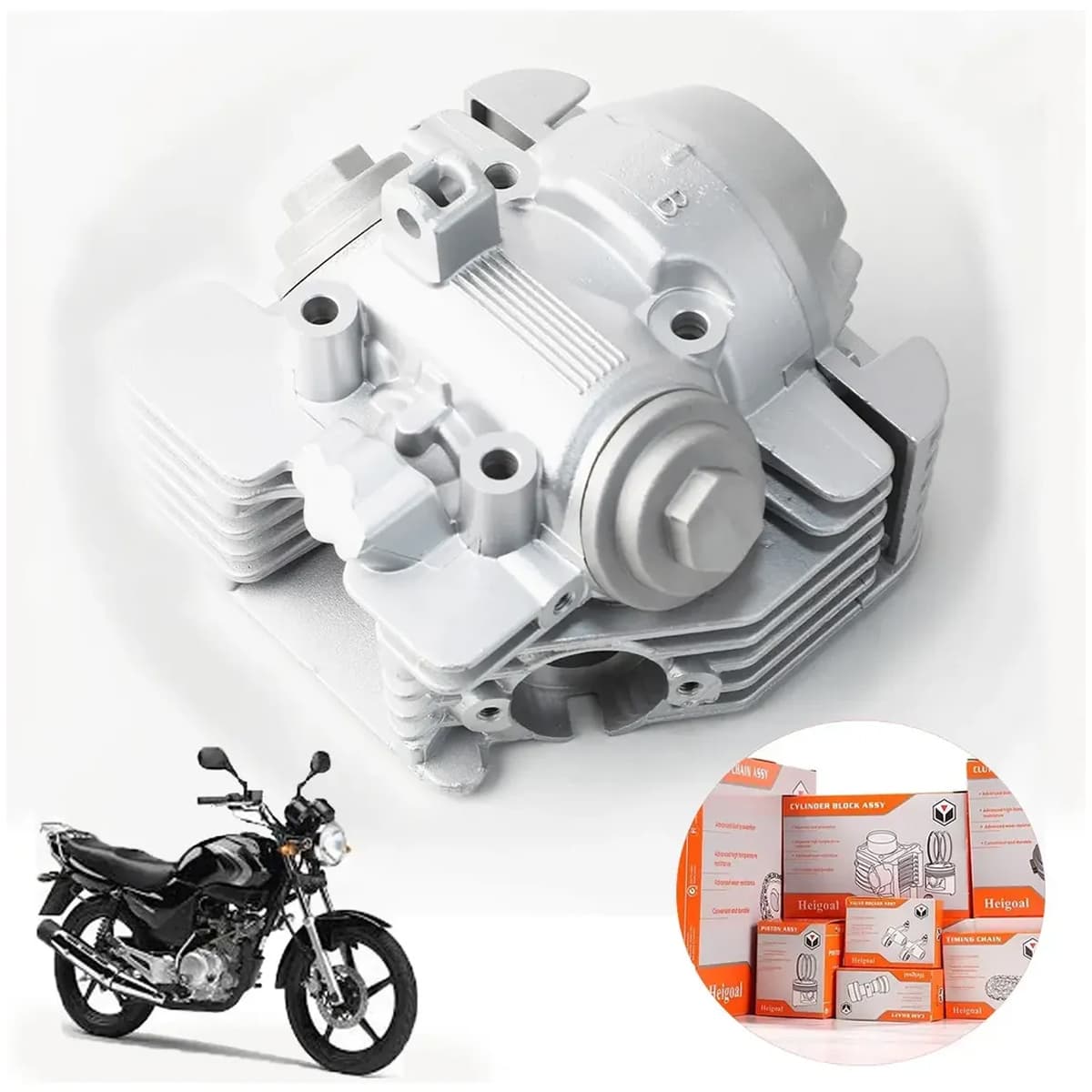 Cabeza de cilindro completa para Yamaha YBR125