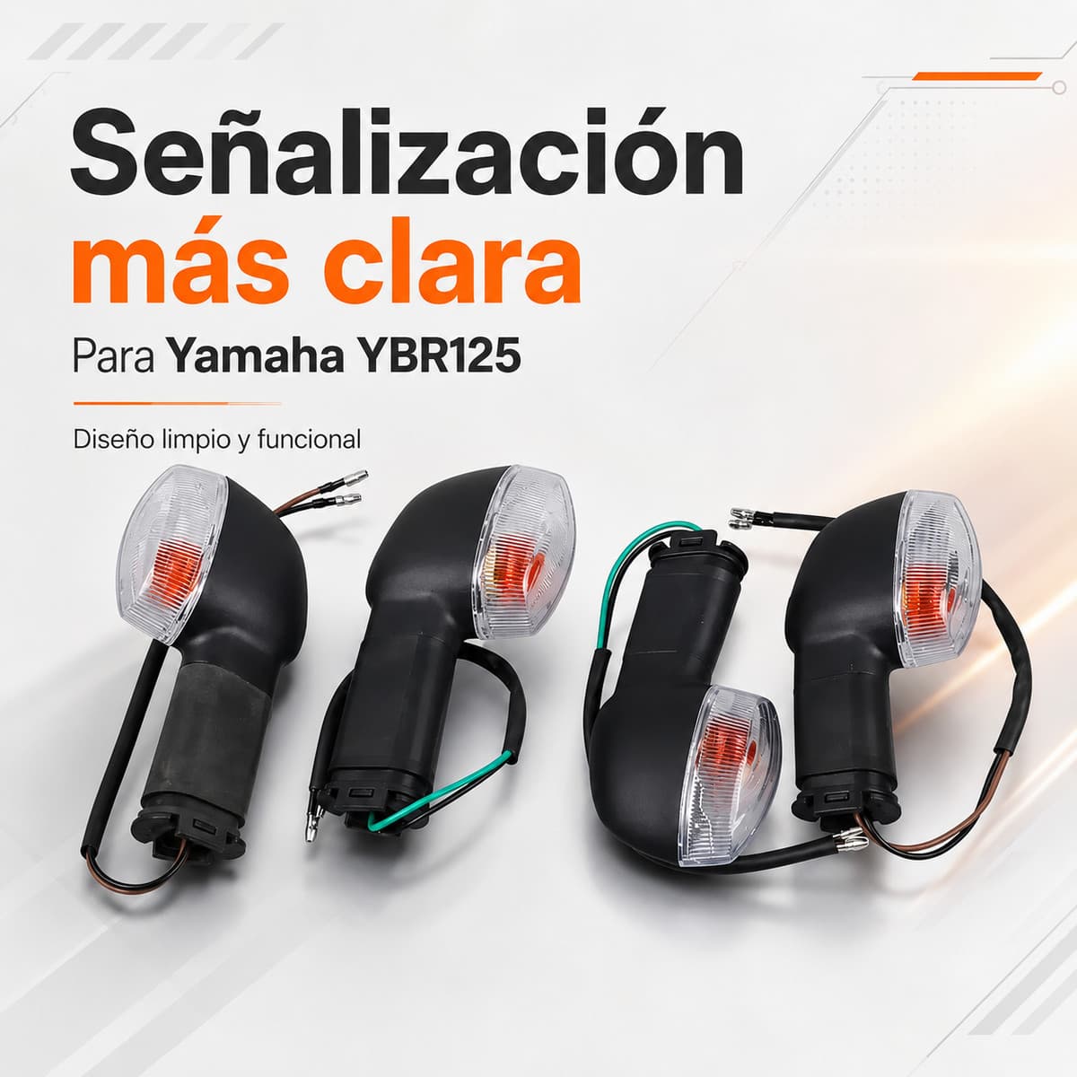 Juego de direccionales para Yamaha YBR125/Z/ZR