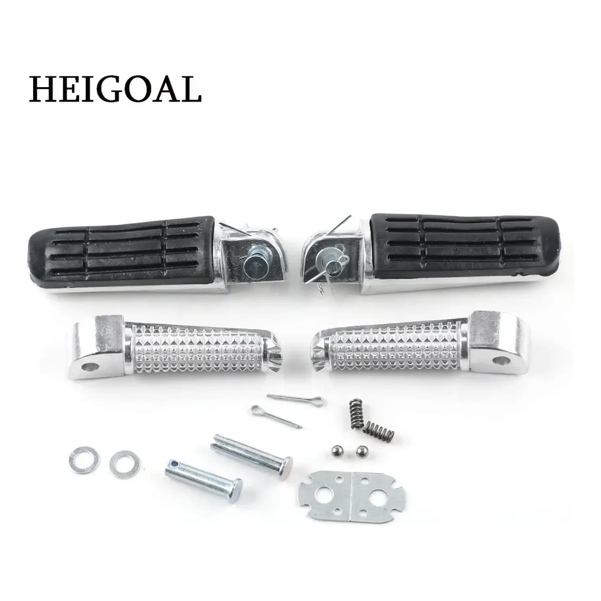Par De Posapies Traseros Y Delanteros Para Yamaha Fz16 2.0 4