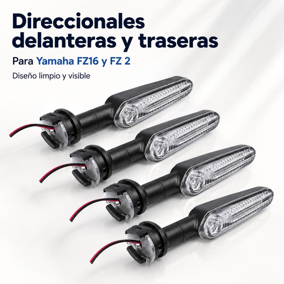 Direccionales delanteras y traseras para Yamaha FZ16