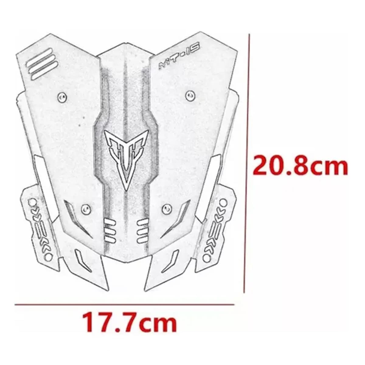 Kit de parabrisas para Yamaha MT15 2018-2020 4