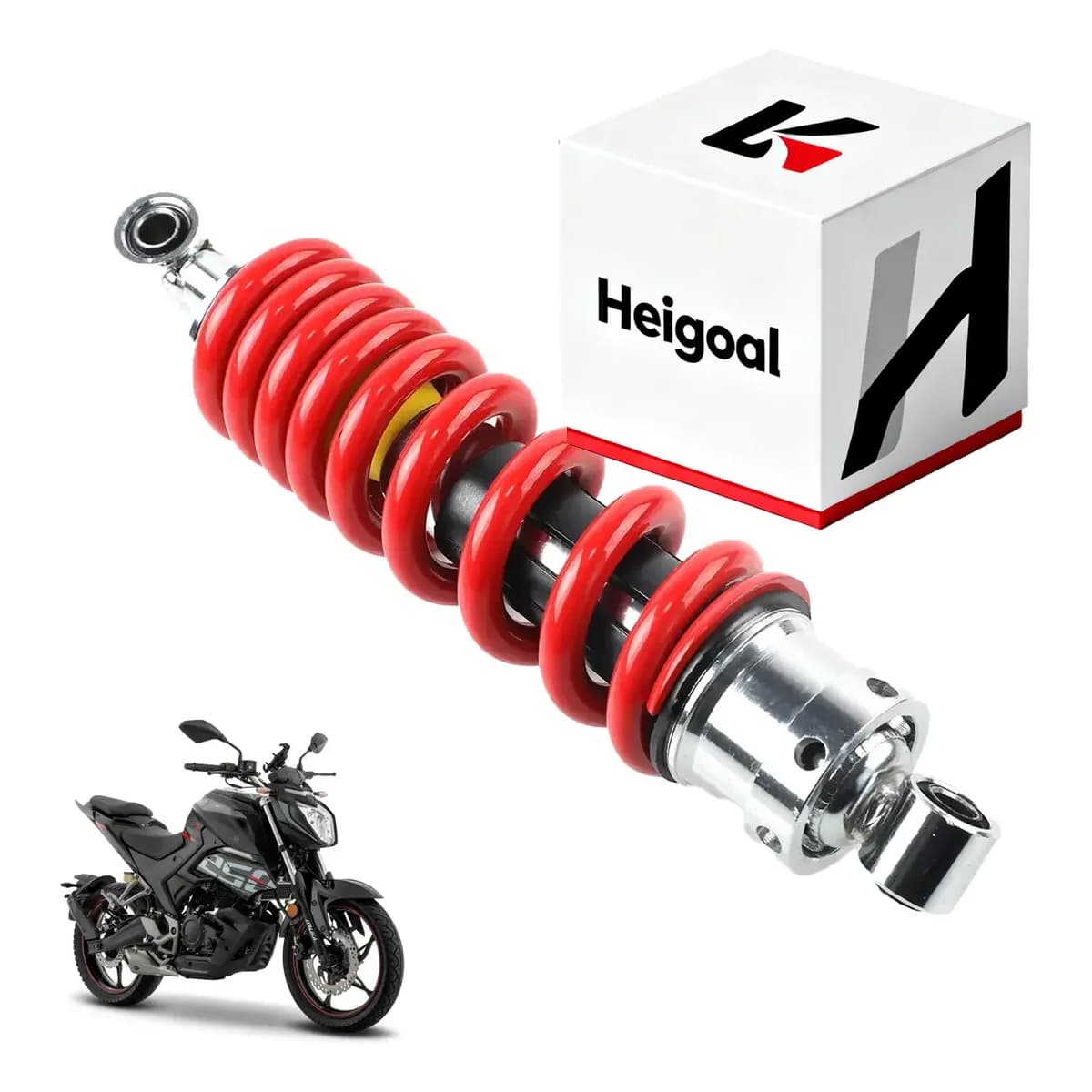 Amortiguador Trasero Para Moto Italika 250z 250sz Rojo
