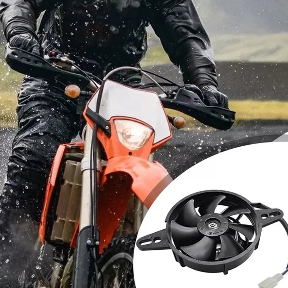 Ventilador de radiador para Bajaj Pulsar NS/AS/RS 200 2