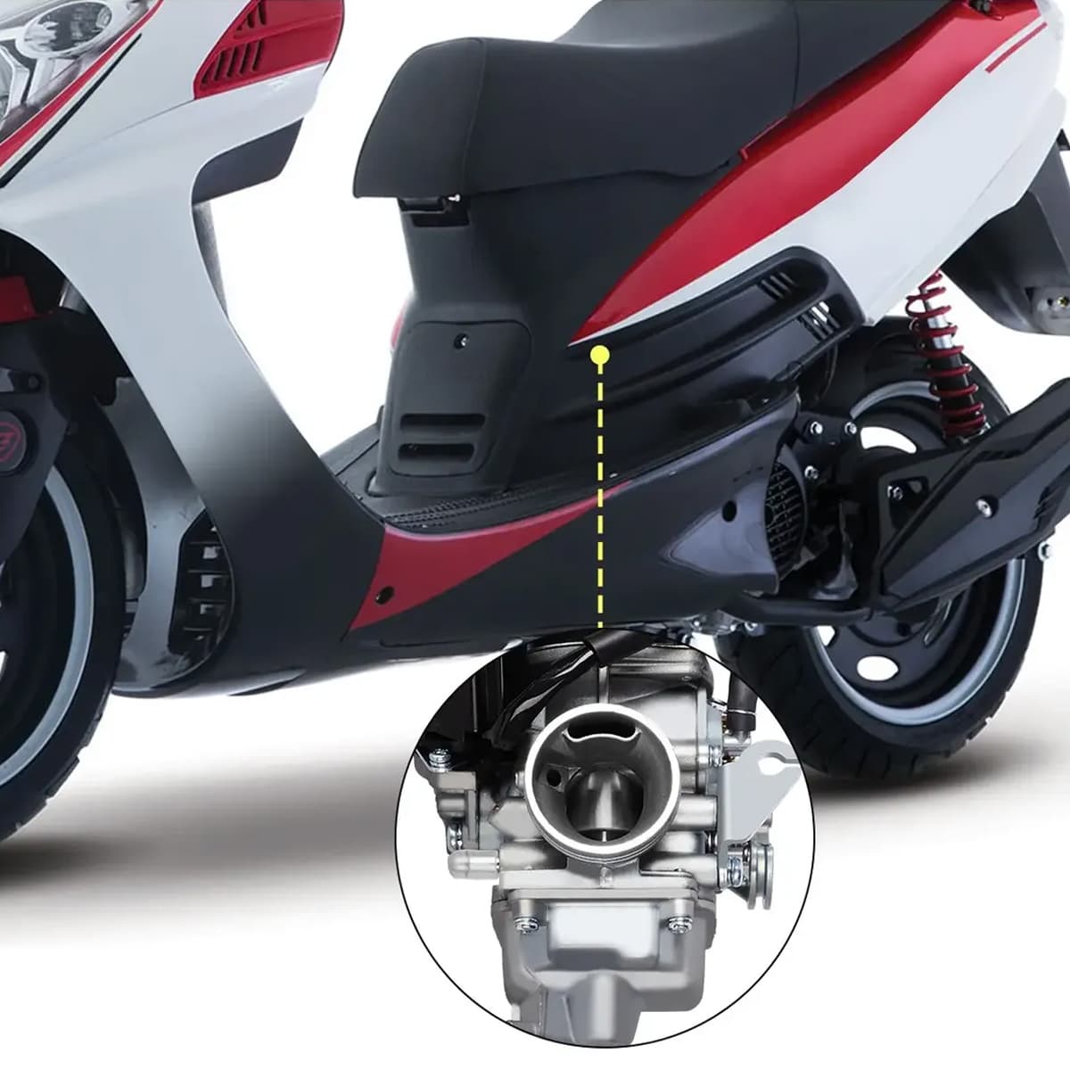 Carburador para Italika DS150/XS150/X150/GS150 4