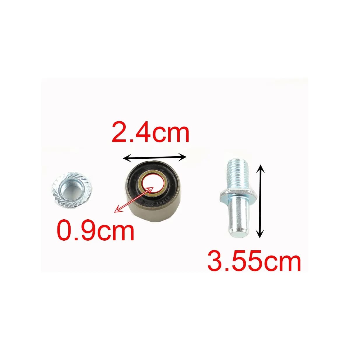 Bujes y birlos reforzados para Italika DM200/DT200/FT180 2