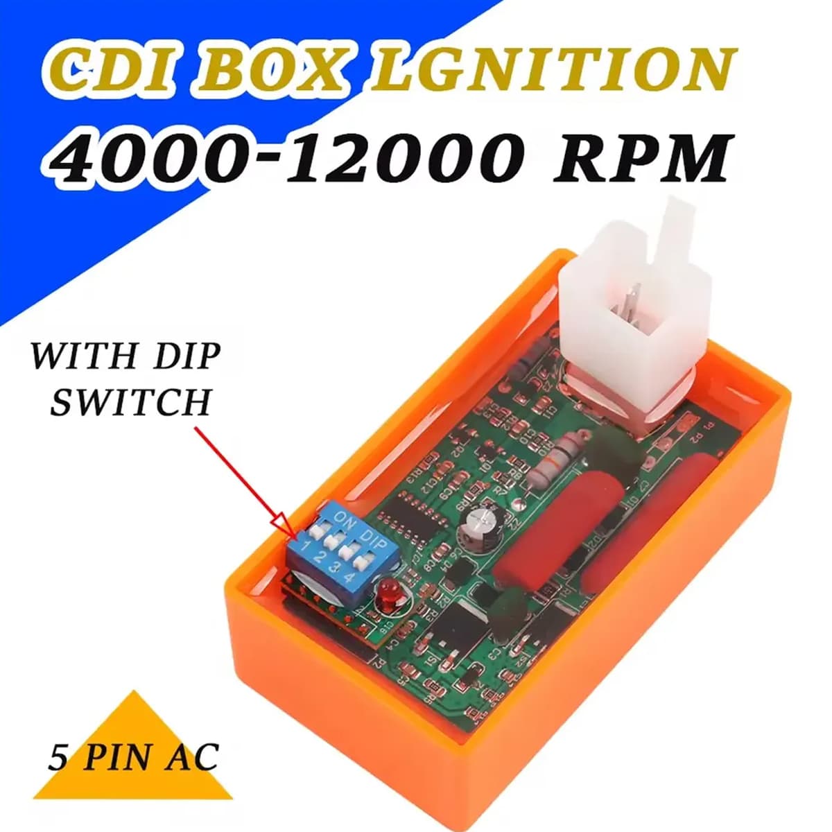 5 Pines Cdi Box Unit Para 50cc 70cc 100cc 110cc Atv 2