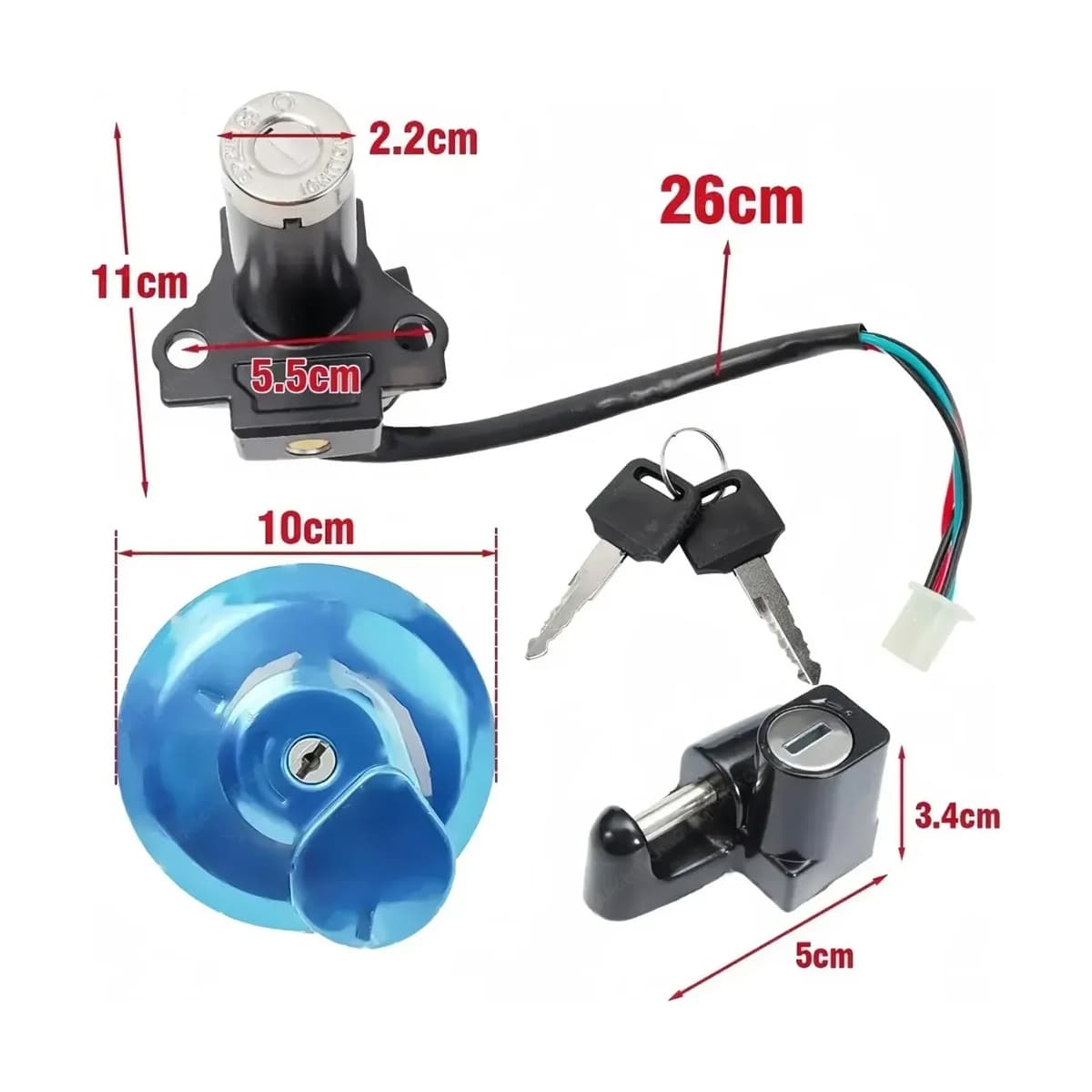 Switch completo para Italika DM200 2