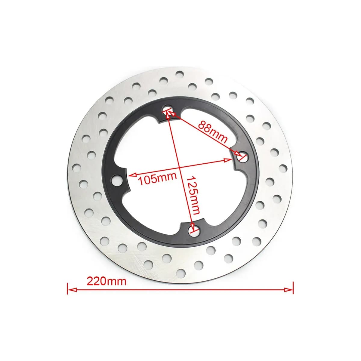 Disco De Freno Trasero Para Honda Cgr 150 Calidad Premiu 2