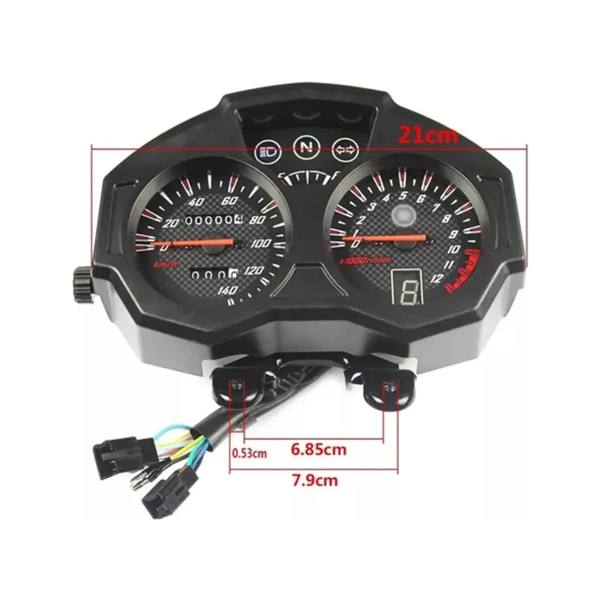 Para Yamaha Ybr 125z Instrumento Medidor Tableros Velocimetr 2